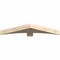 Ekena Millwork Bellingham Rough Sawn Timber Gable Bracket, Douglas Fir, 60"W x 10"H x 6"D x 6"F, 4/12 Pitch GBW060X10X0606BEL00RDF - alternate 5